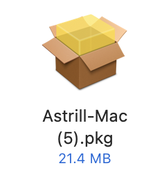 Astrill-Mac.pkg file icon in Finder