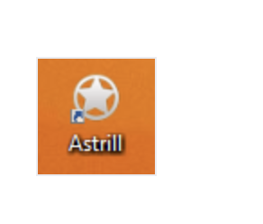 Astrill desktop shortcut icon on Windows